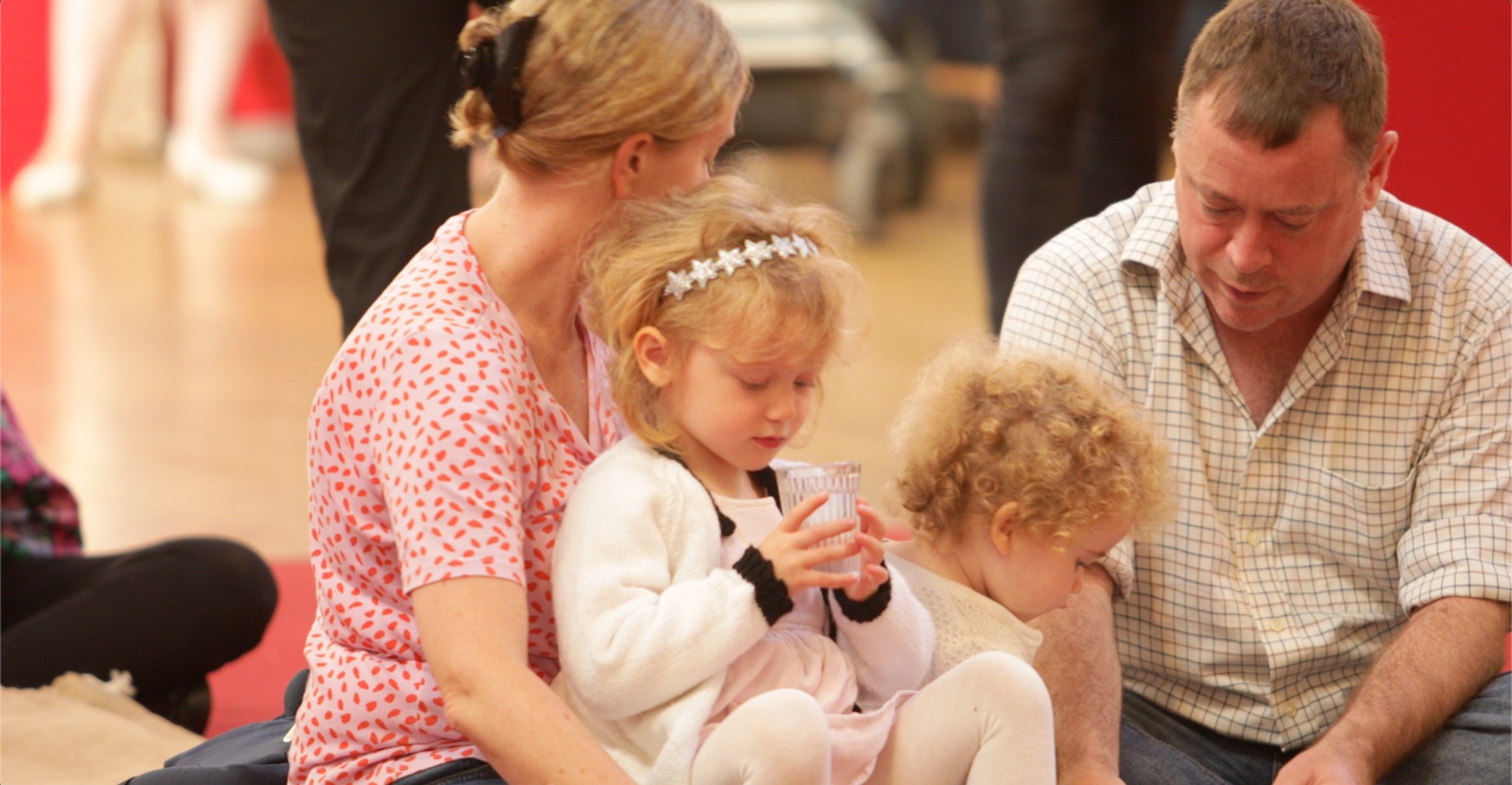 Families enjoying Bubble Church